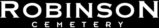 Robinson Cemetery Logo white