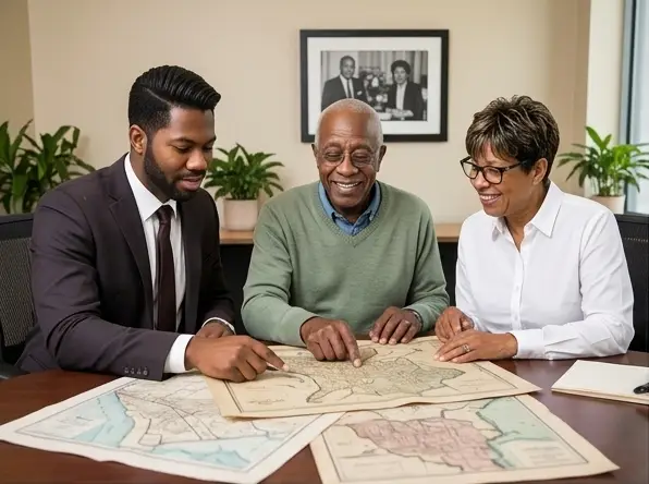 looking at maps
